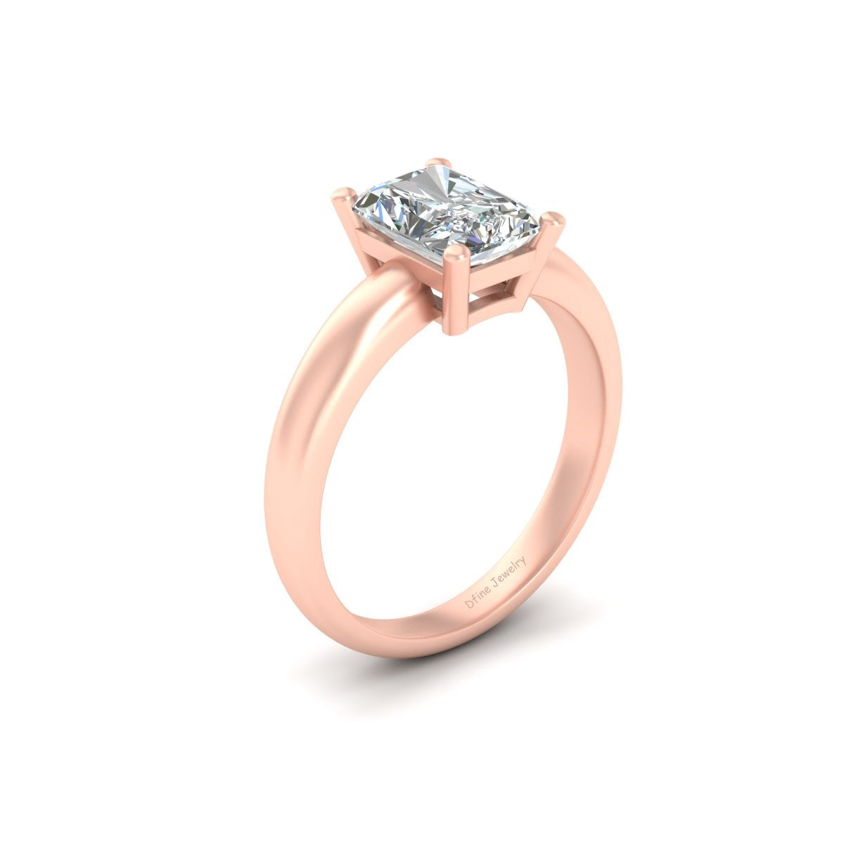 RADIANT DIAMOND ENGAGEMENT RING