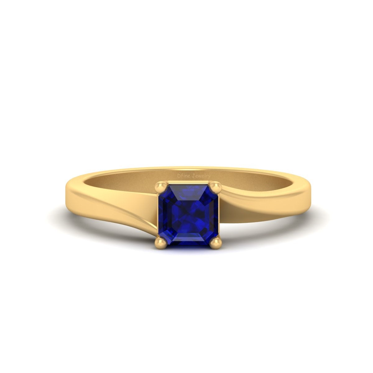 SOLITAIRE SAPPHIRE ENGAGEMENT RING