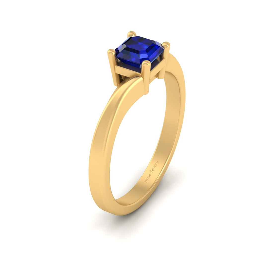 SOLITAIRE SAPPHIRE ENGAGEMENT RING