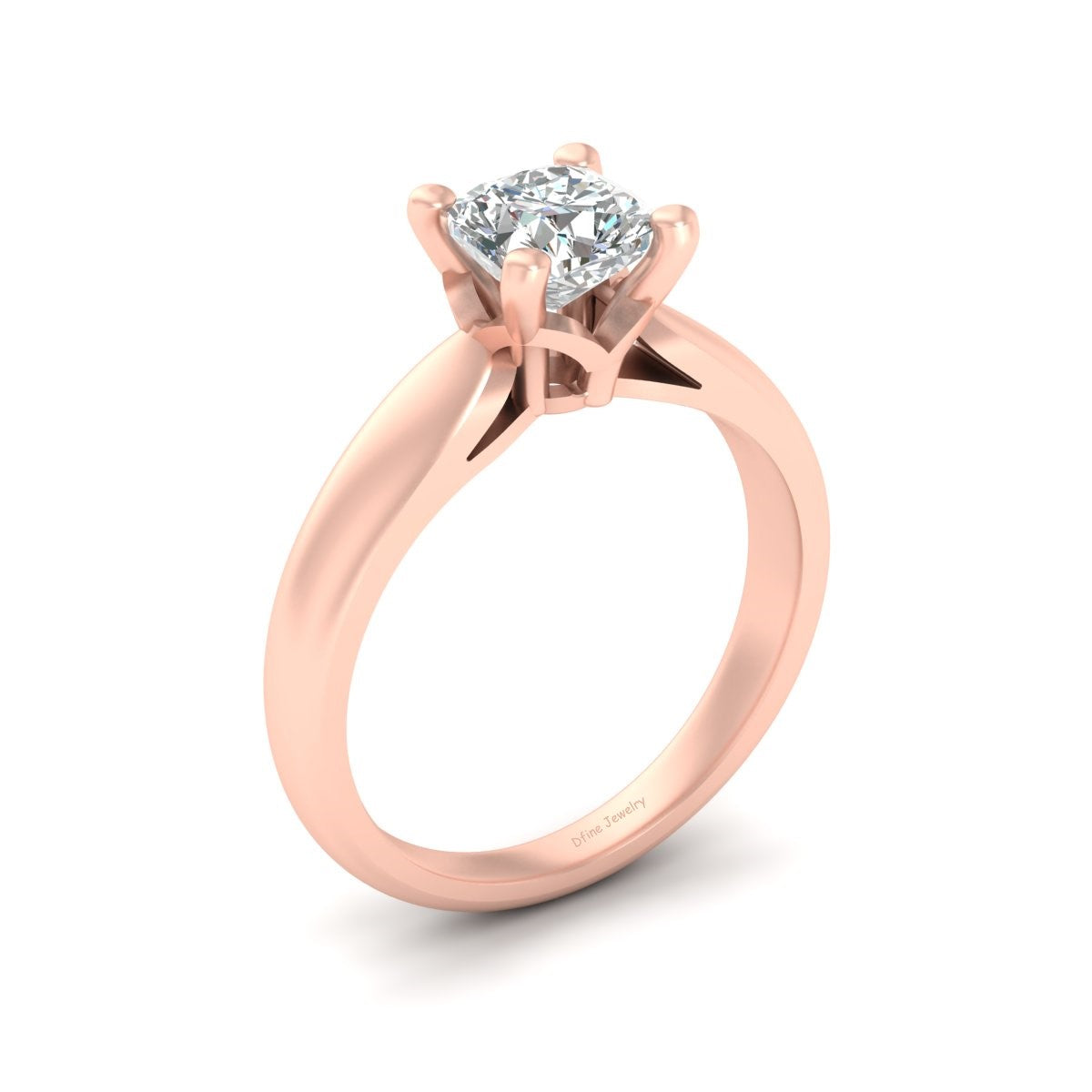 SOLITAIRE DIAMOND WEDDING RING