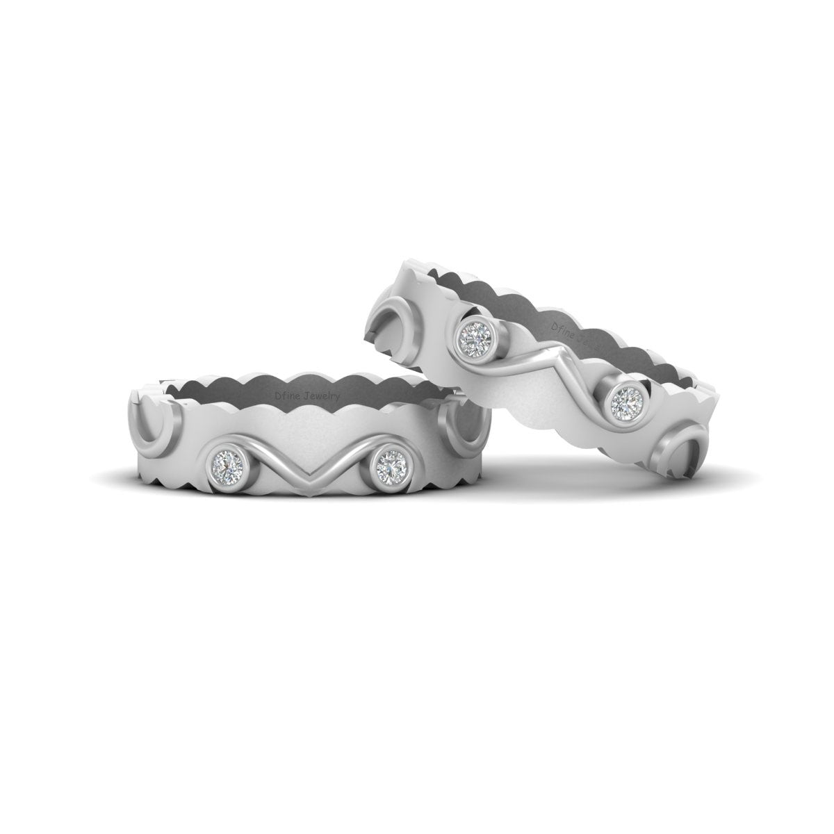 0.12tcw Diamond Wedding Bands