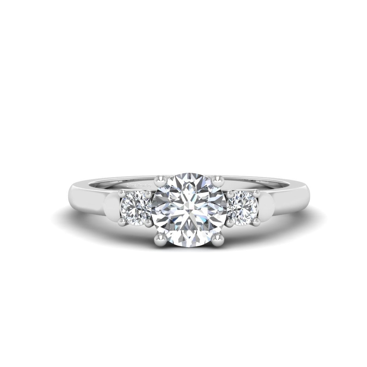 3 Stone Diamond Engagement Rings