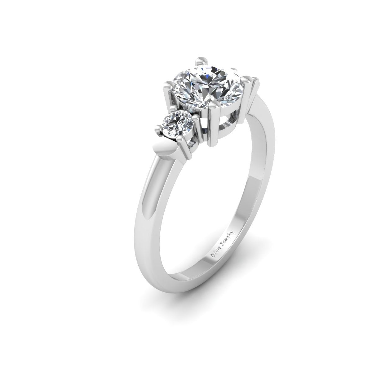3 Stone Diamond Engagement Rings