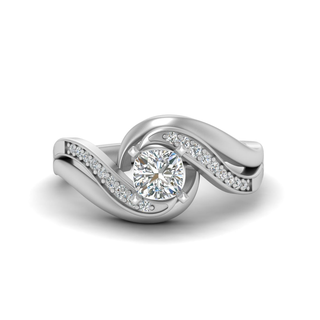 CUSHION DIAMOND ENGAGEMENT RING