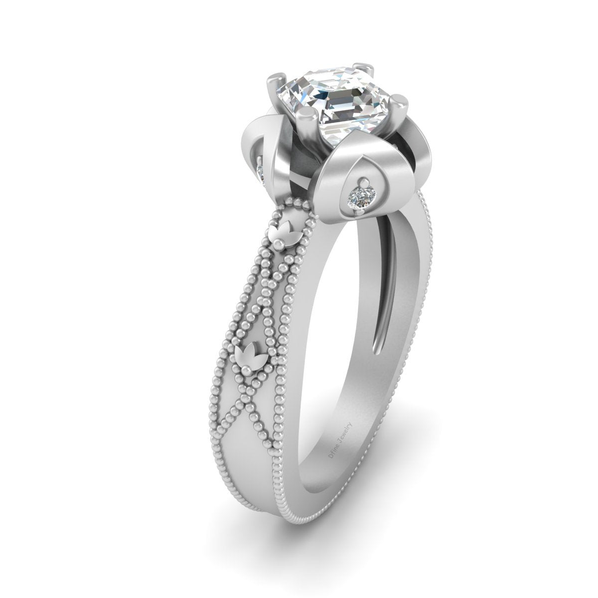 FLORAL WEDDING RING WOMEN