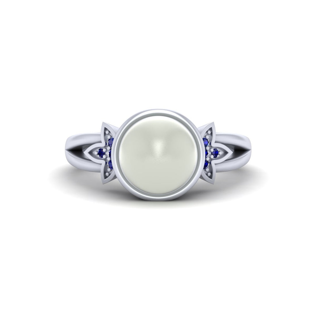 FLORAL LEAF WEDDING RING