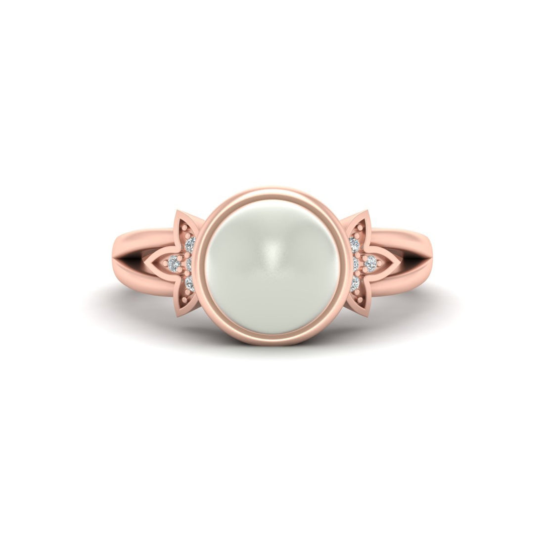 DIAMOND LEAF ENGAGEMENT RING