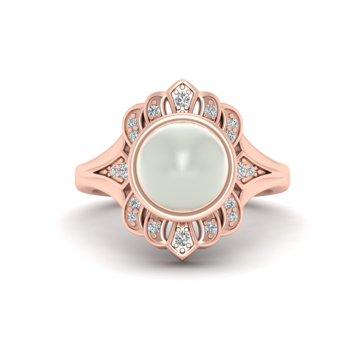 CULTURED PEARL RING WOMENS