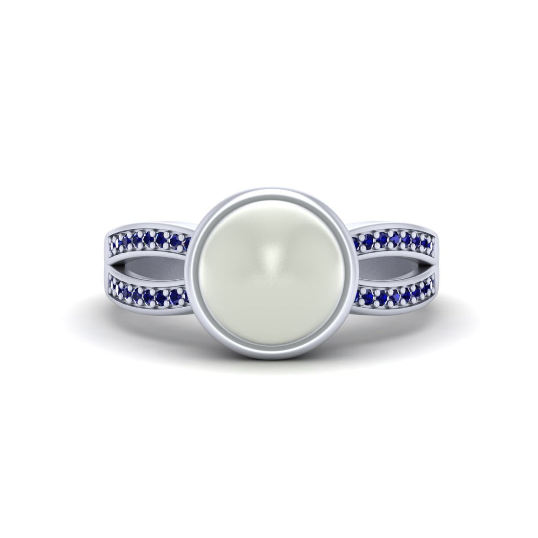 9.0MM OFF WHITE PEARL RING