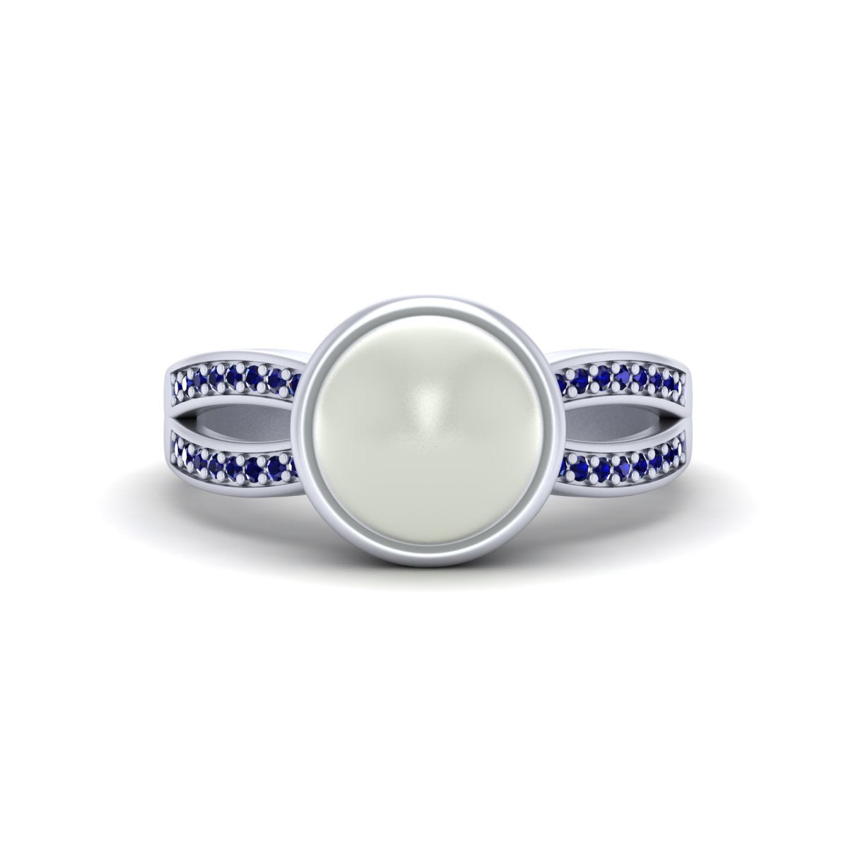 9.0MM OFF WHITE PEARL RING