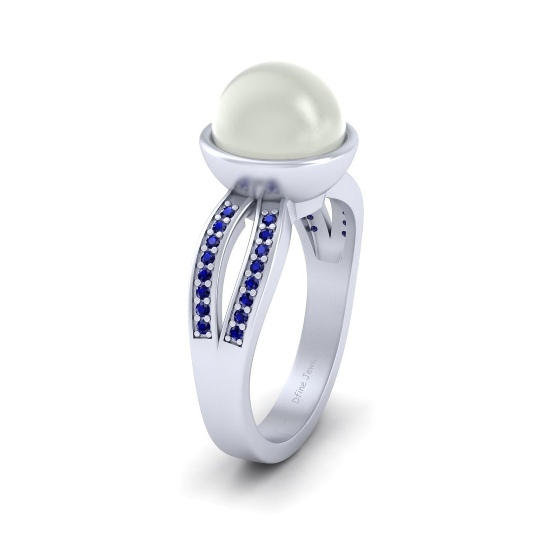 9.0MM OFF WHITE PEARL RING