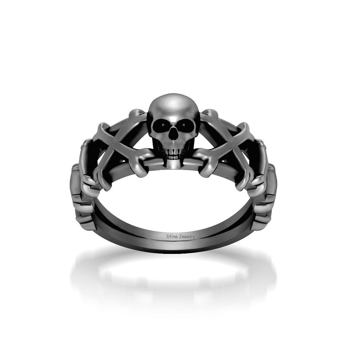 Skeleton Bones and Skull Ring