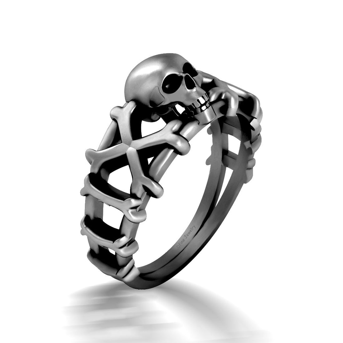 Skeleton Bones and Skull Ring