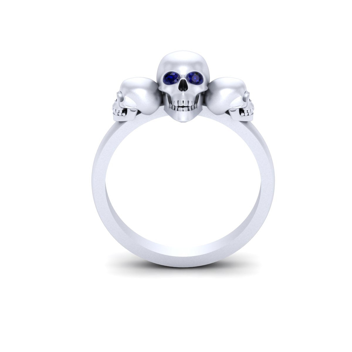 Skull Gothic Engagement Ring
