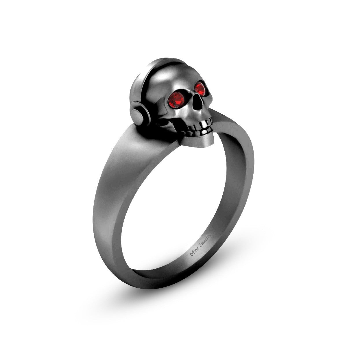 DJ Hip Hop Skull Ring