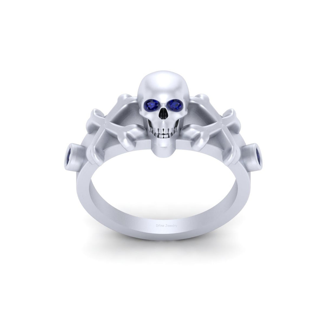 PIRATES SKULL WEDDING RING