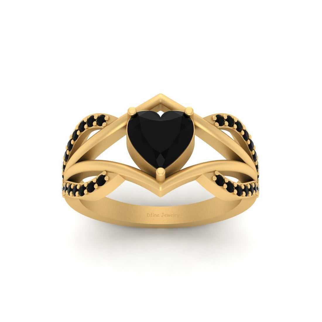 SPLIT SHANK ENGAGEMENT RING