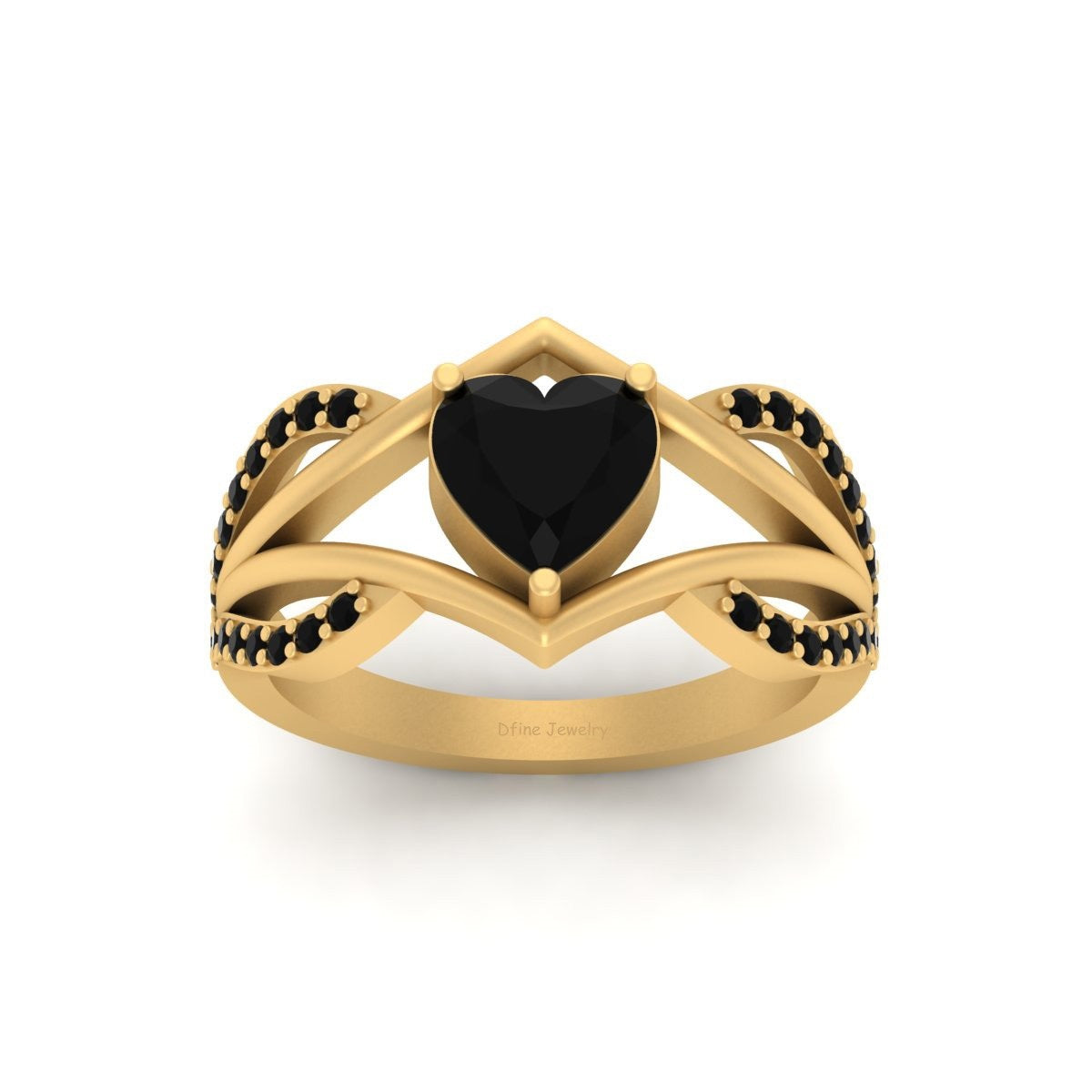 SPLIT SHANK ENGAGEMENT RING