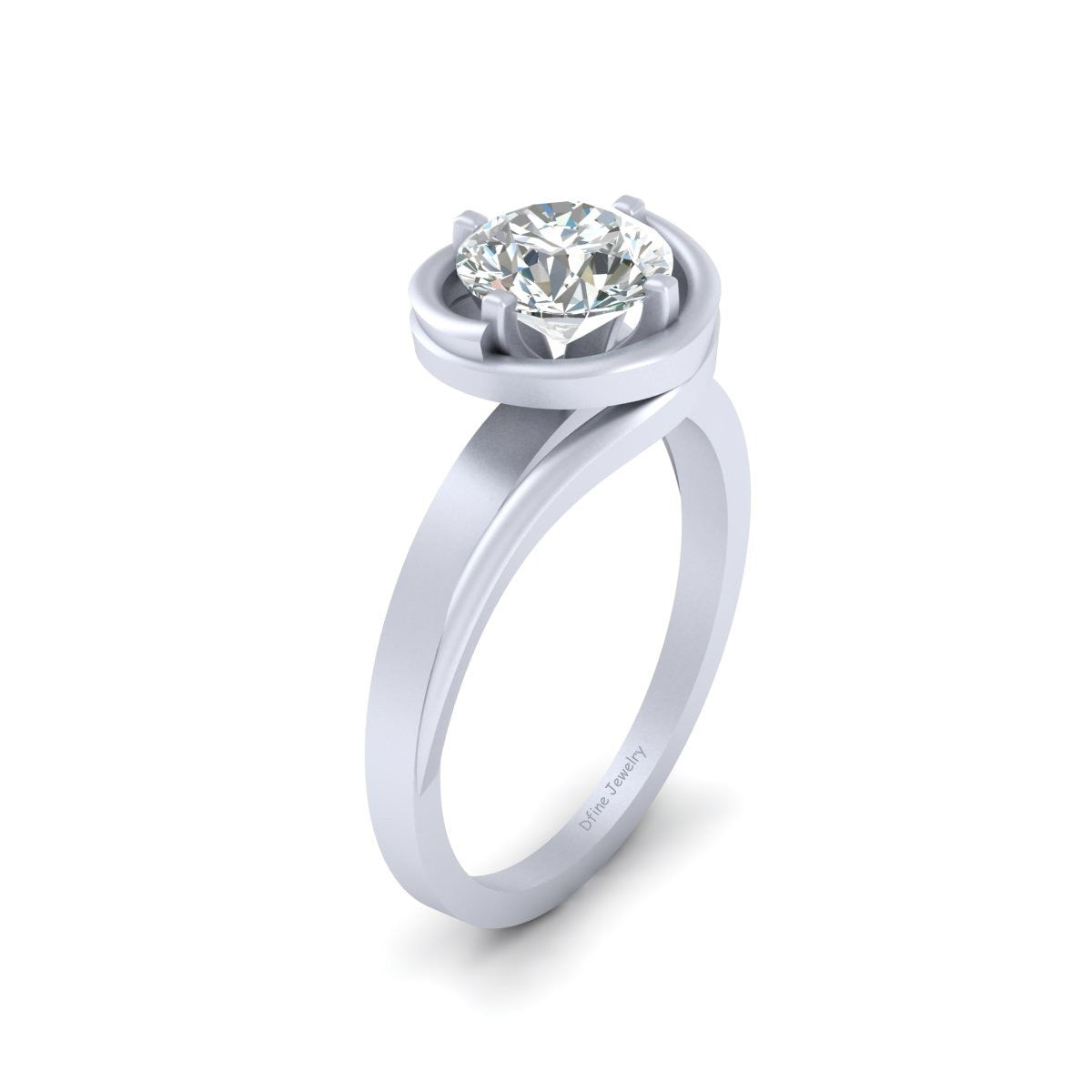 SOLITAIRE DIAMOND RING FOR HER