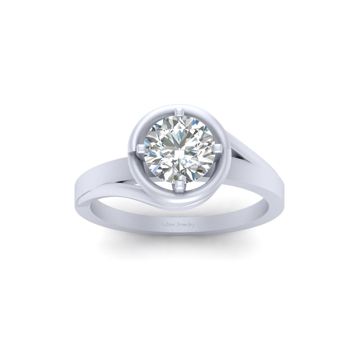 1.30CT MOISSANITE WEDDING RING