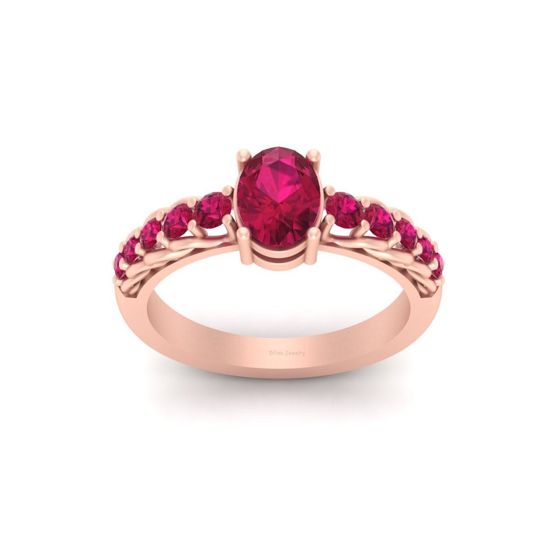 PINK CZ PROMISE RING