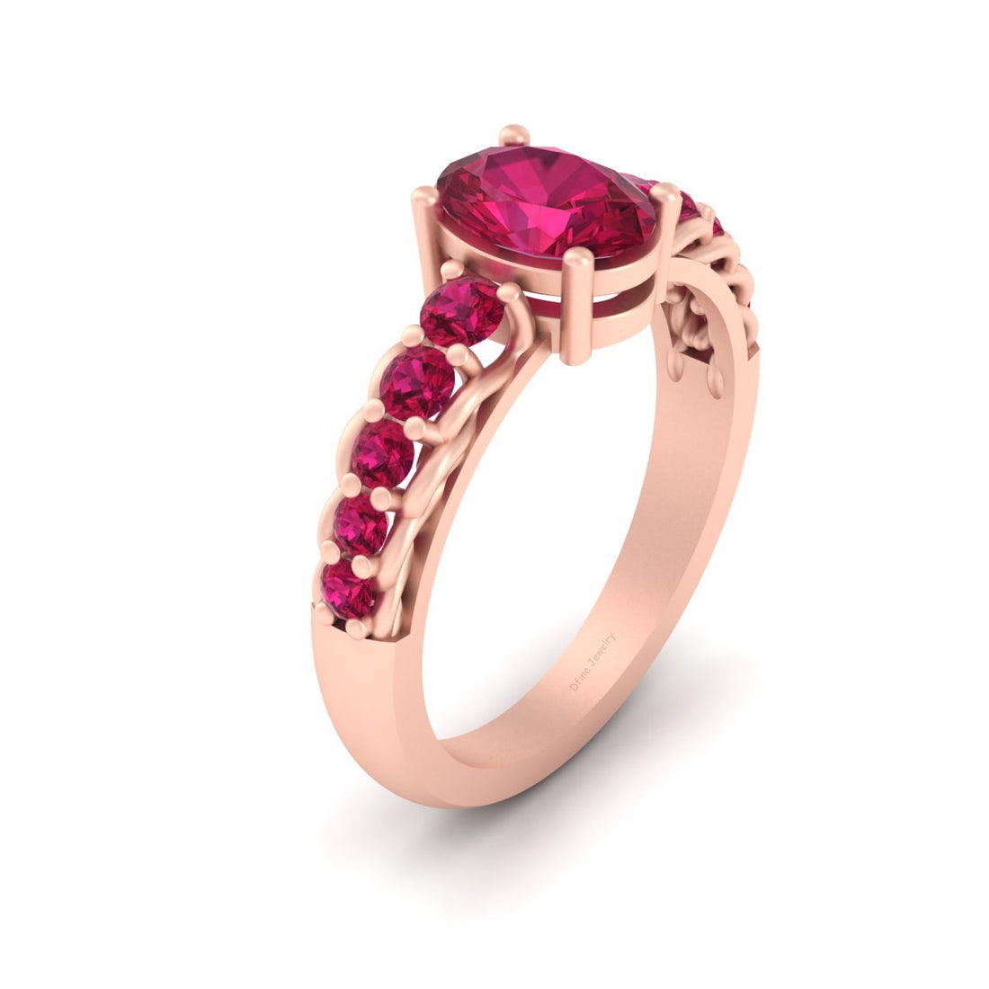 PINK CZ PROMISE RING