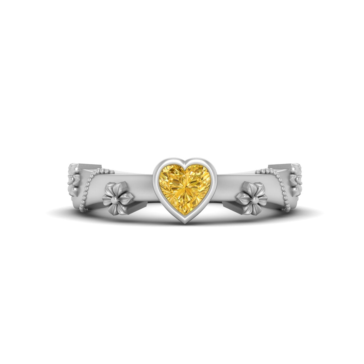 CITRINE ENGAGEMENT RING WOMEN