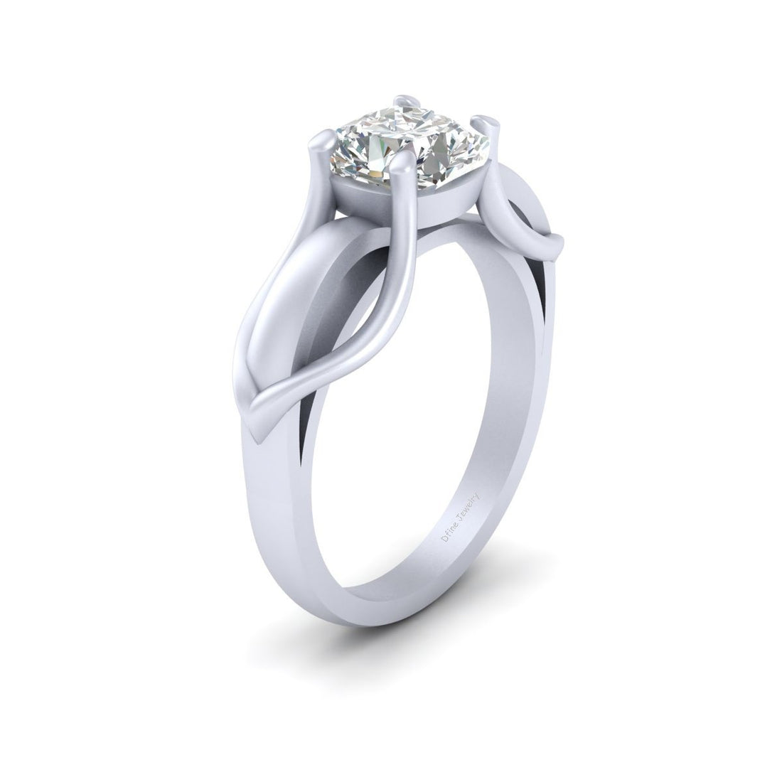 CUSHION CUT DIAMOND ENGAGEMENT RING