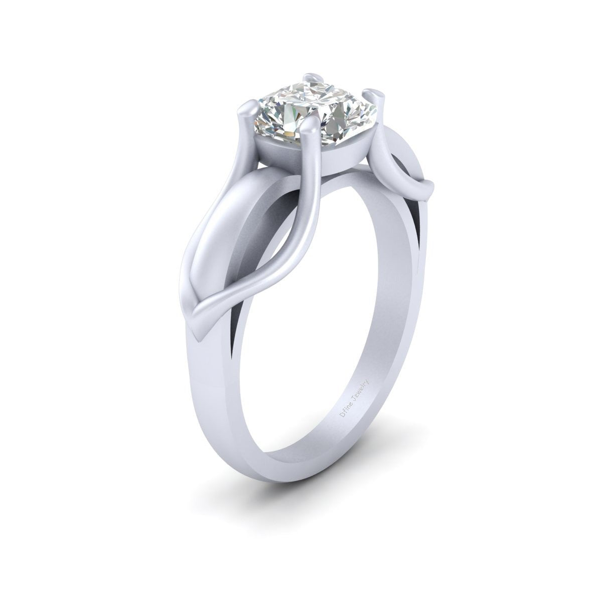 CUSHION CUT DIAMOND ENGAGEMENT RING