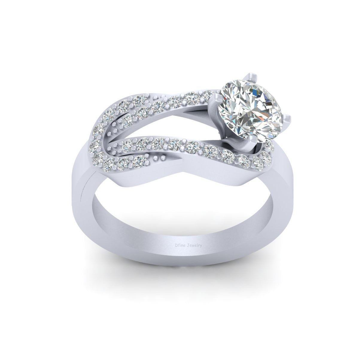 CLASSIC DIAMOND RING FOR WOMEN
