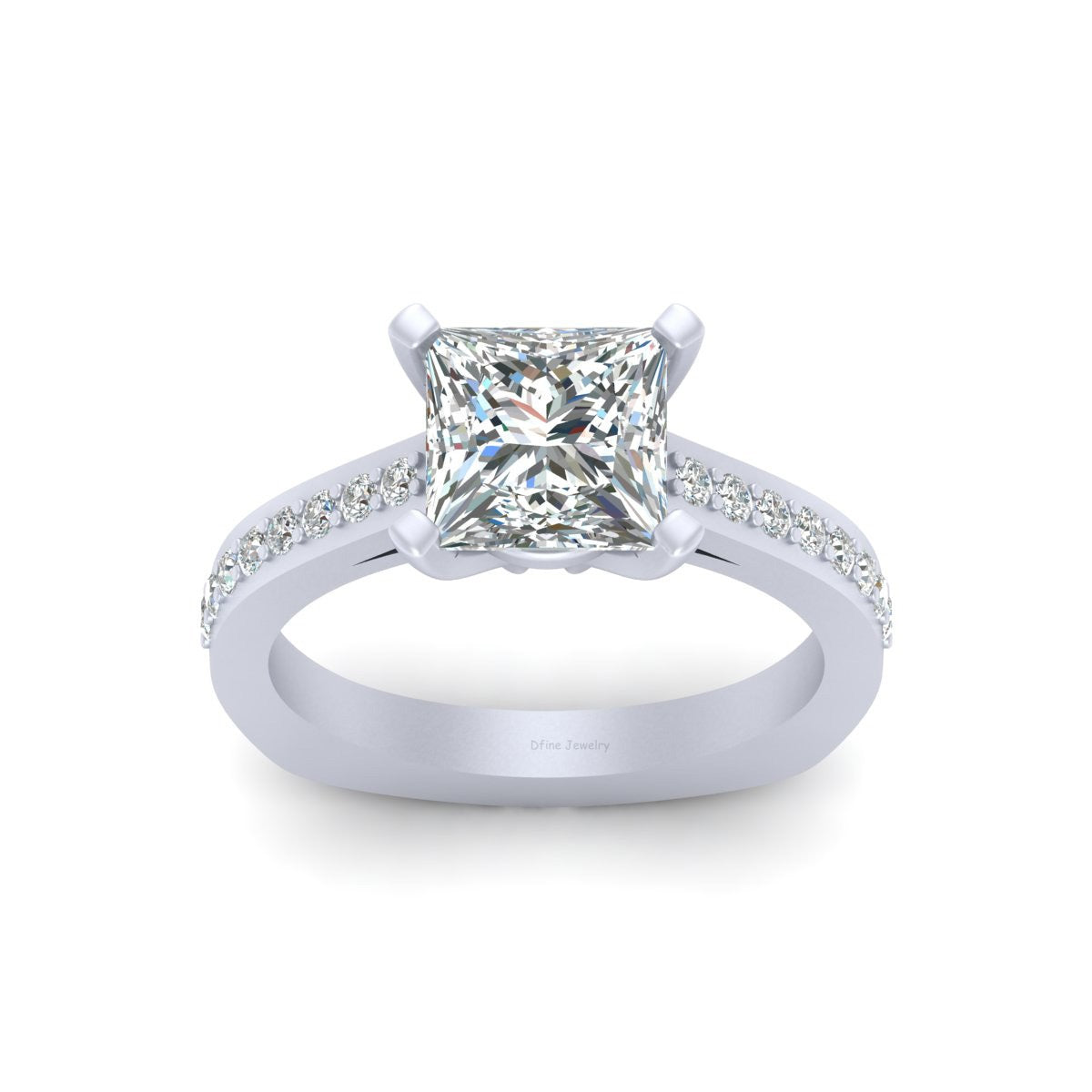 EUROPEAN SHANK WEDDING RING