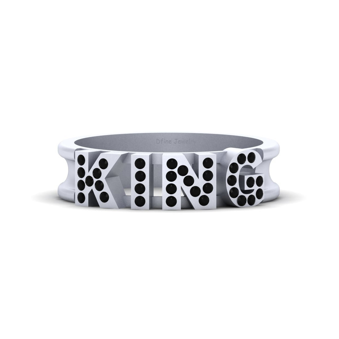 BLACK DIAMOND KING ENGAGEMENT BAND