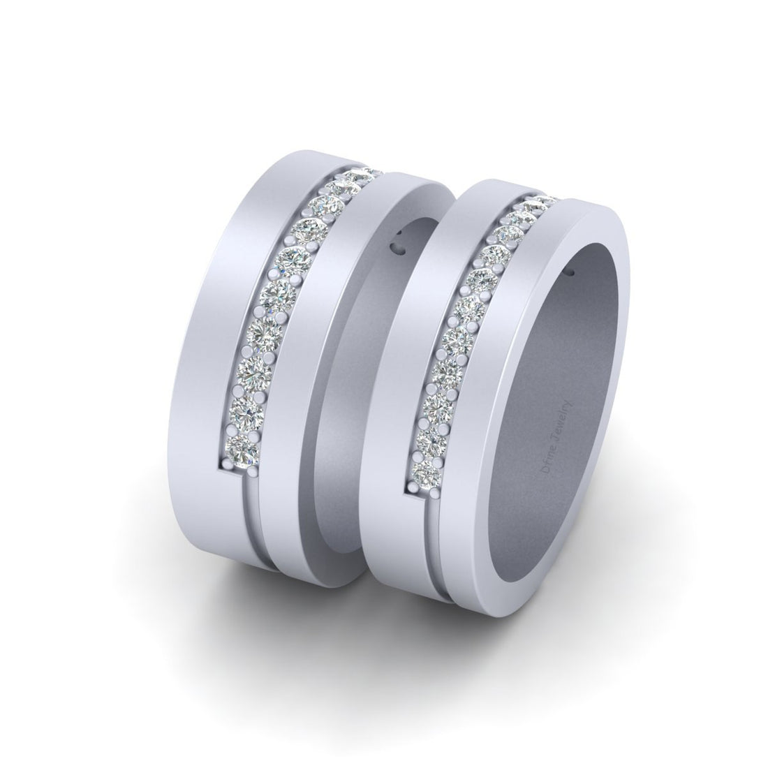 DIAMOND MATCHING WEDDING BANDS