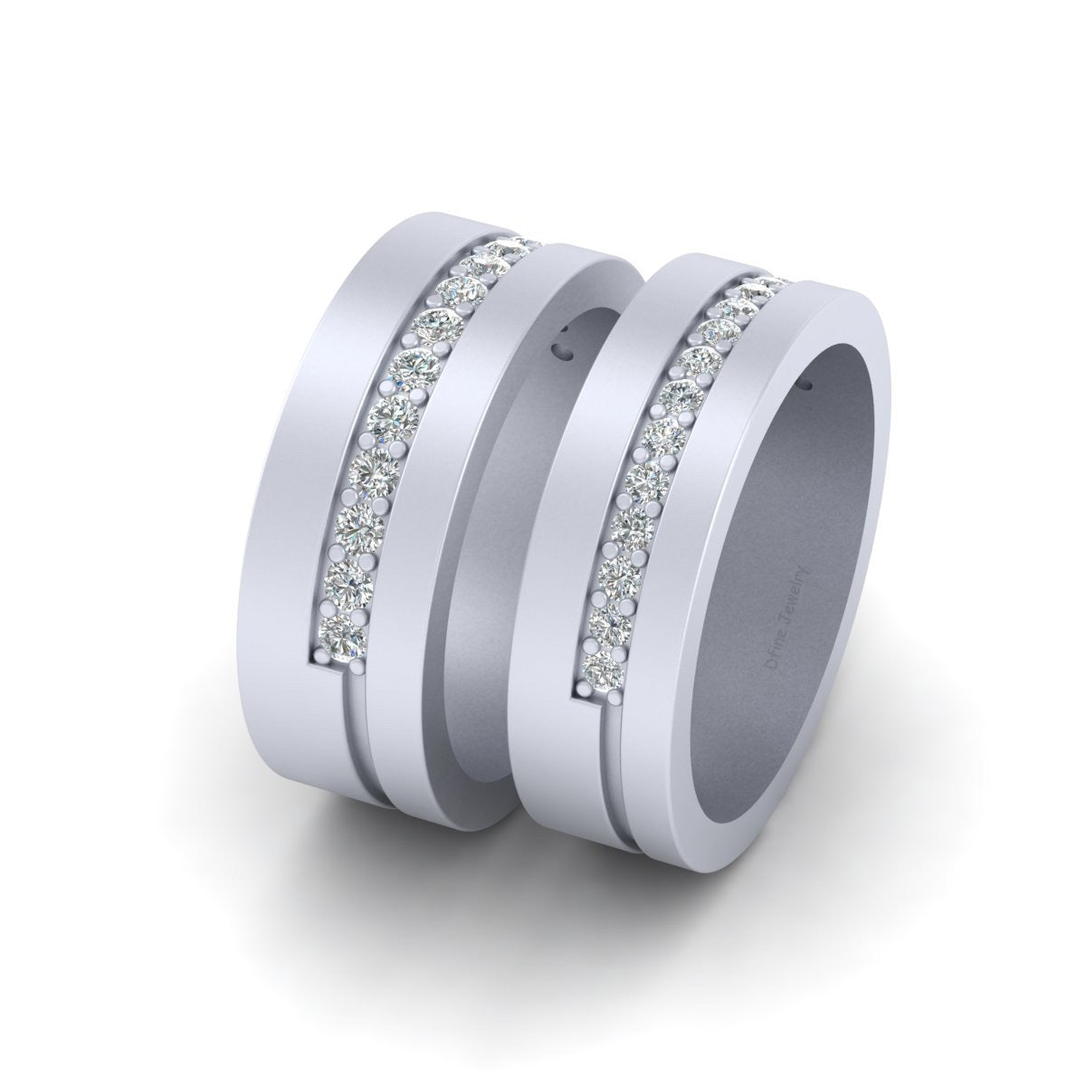 DIAMOND MATCHING WEDDING BANDS
