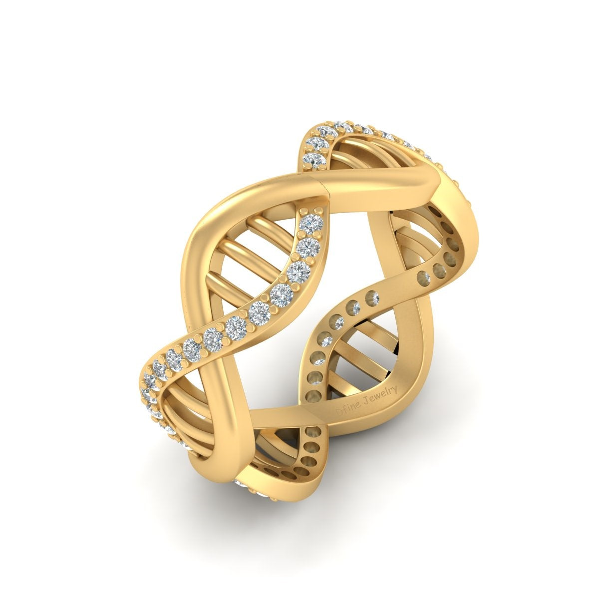 DIAMOND DNA WEDDING BAND