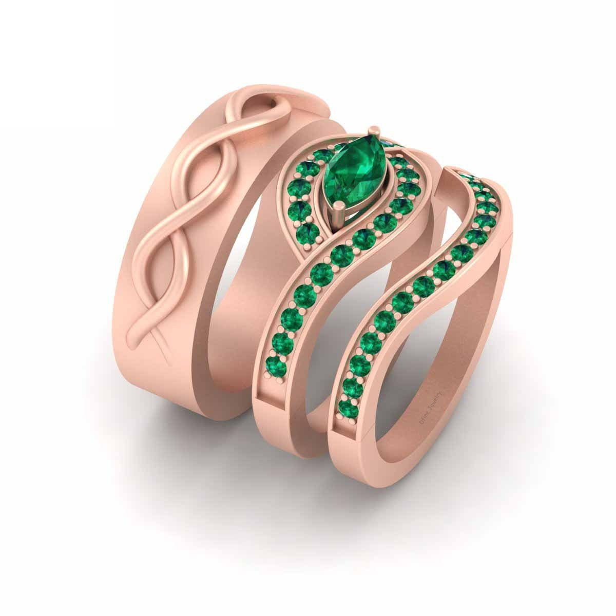 Engagement Rings Set For Couple