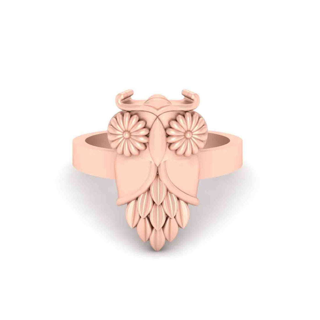 STERLING SILVER OWL RING