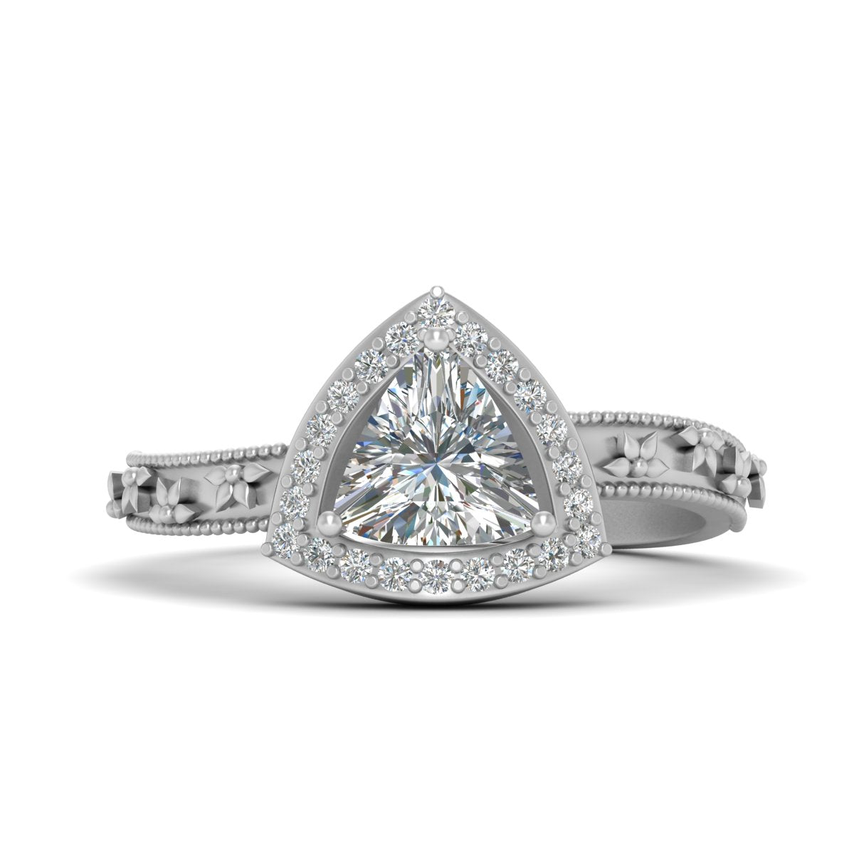 TRILLION CUT DIAMOND RING