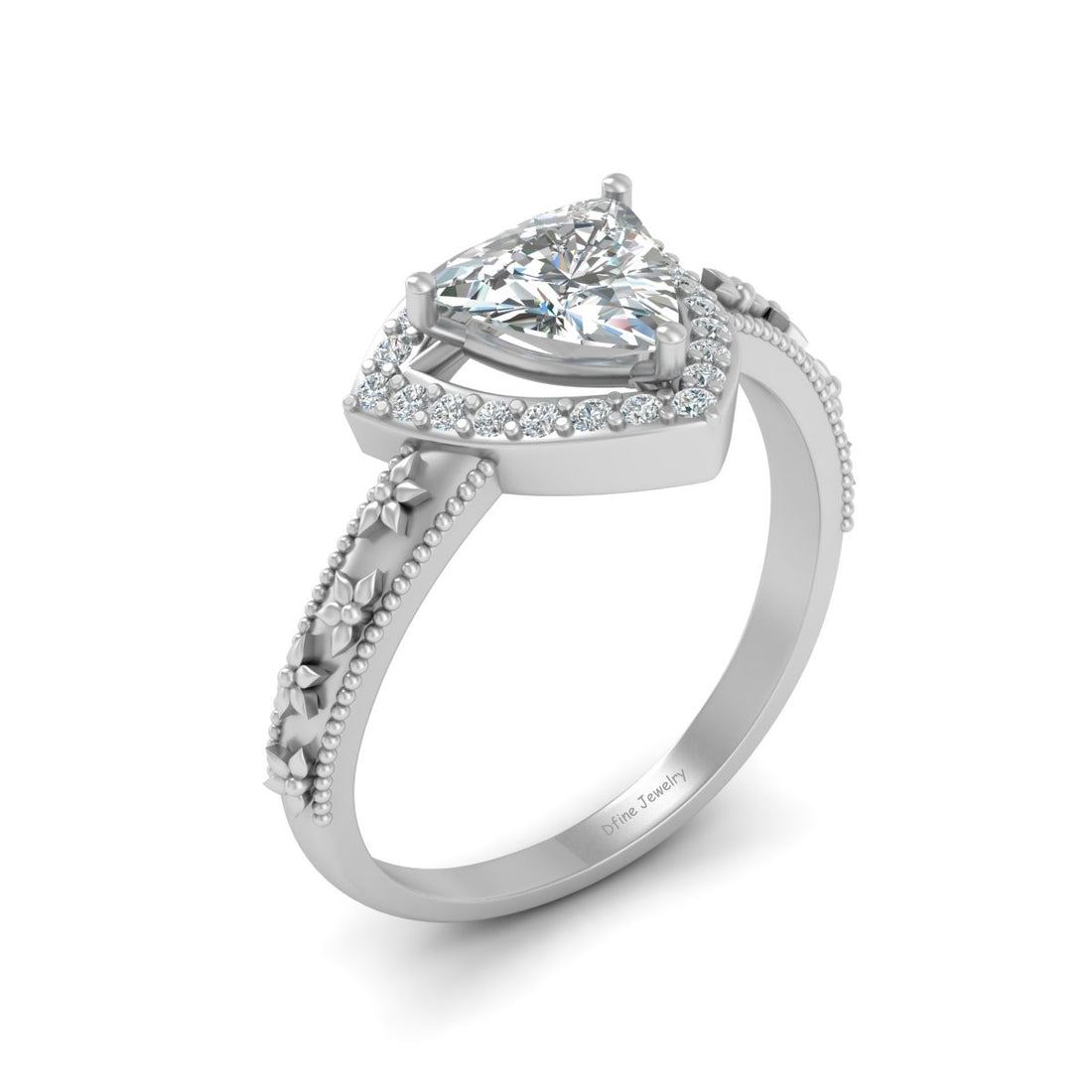 TRILLION CUT DIAMOND RING