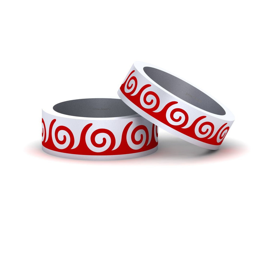 His and Her Promise Bands Set