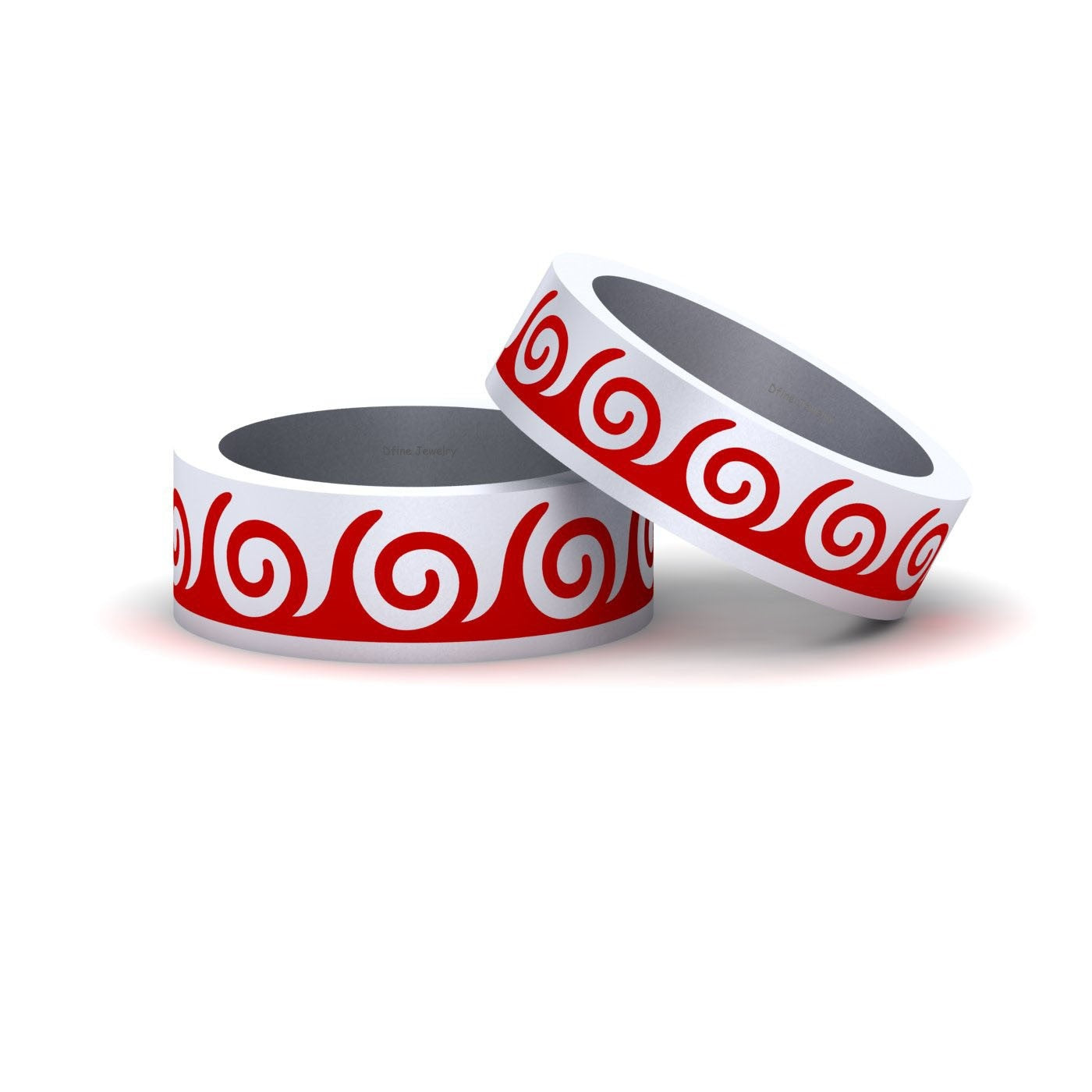 His and Her Promise Bands Set