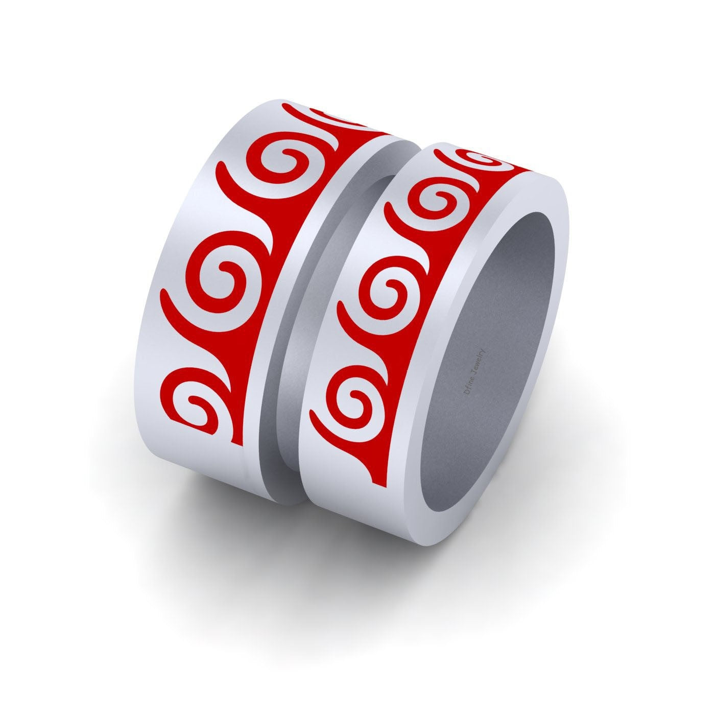 His and Her Promise Bands Set