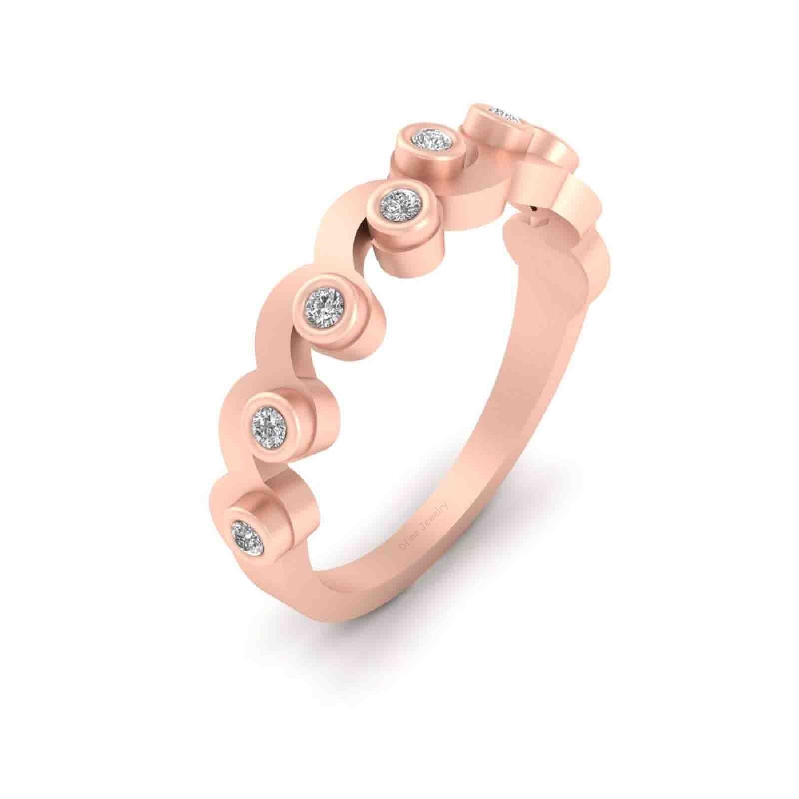 ROSE GOLD ENGAGEMENT BAND