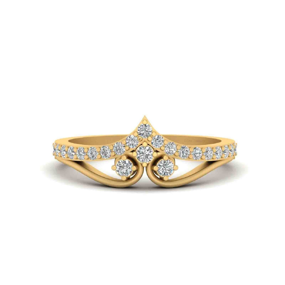 DIAMOND TIARA ENGAGEMENT RING