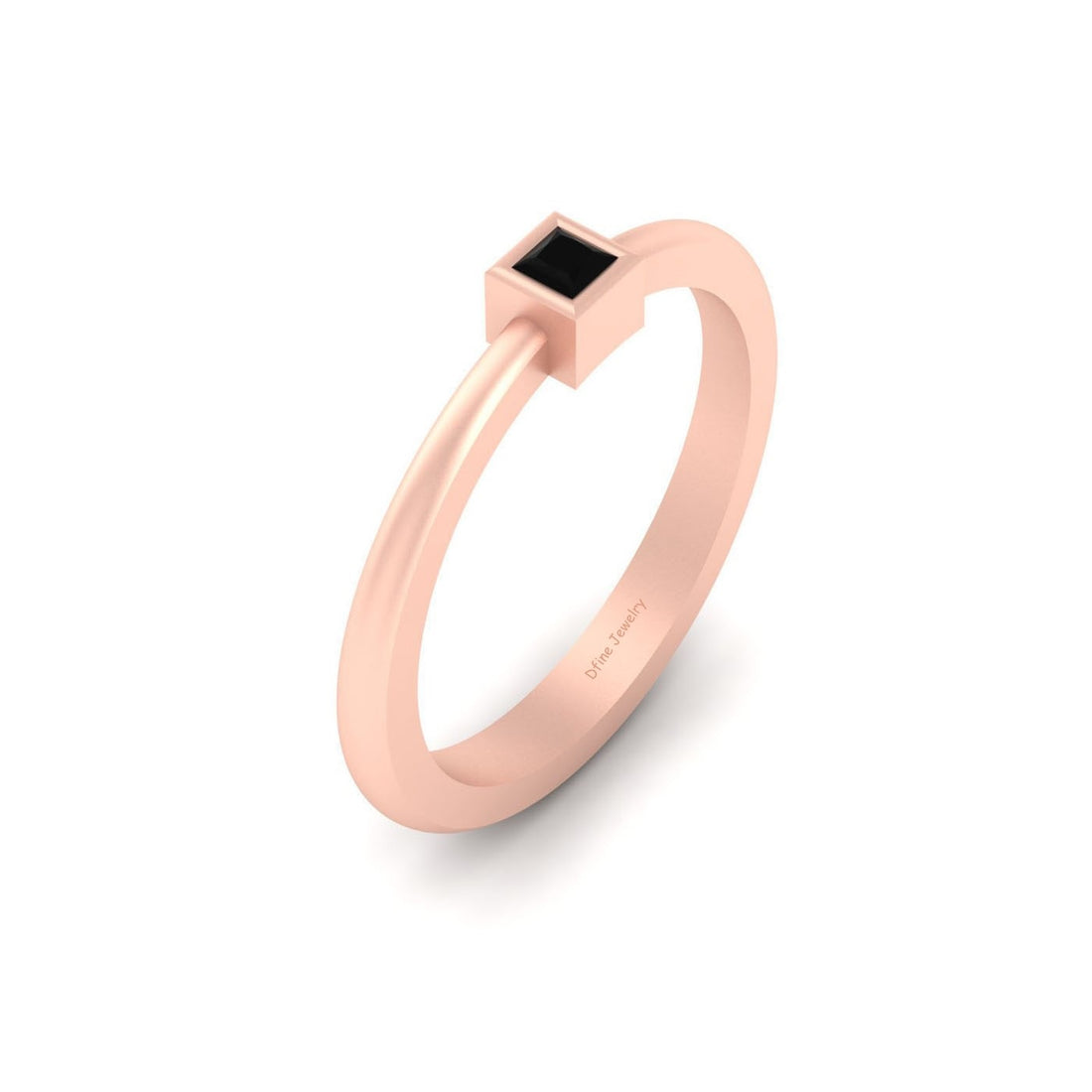 TAPERED SHANK ENGAGEMENT RING