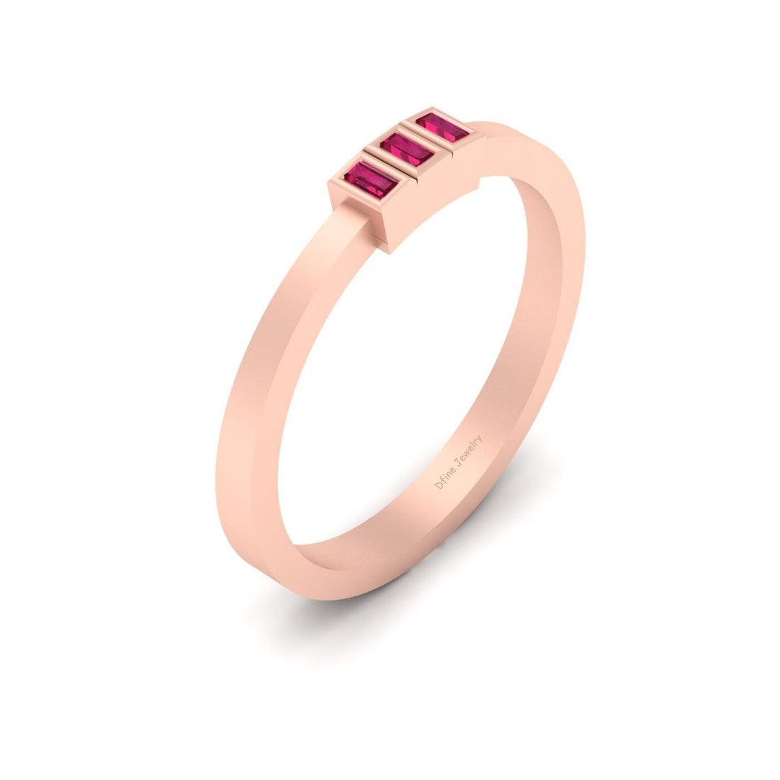 RUBY PINK PROMISE RING