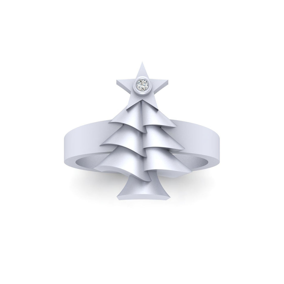 DIAMOND CHRISTMAS STAR RING