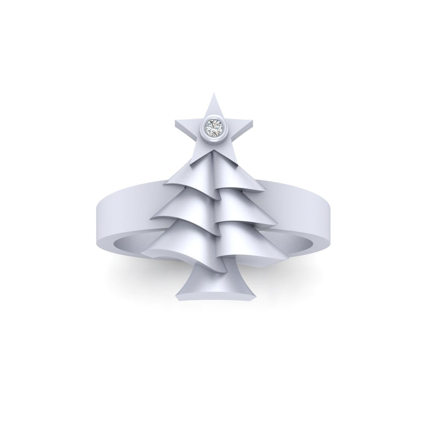 DIAMOND CHRISTMAS STAR RING