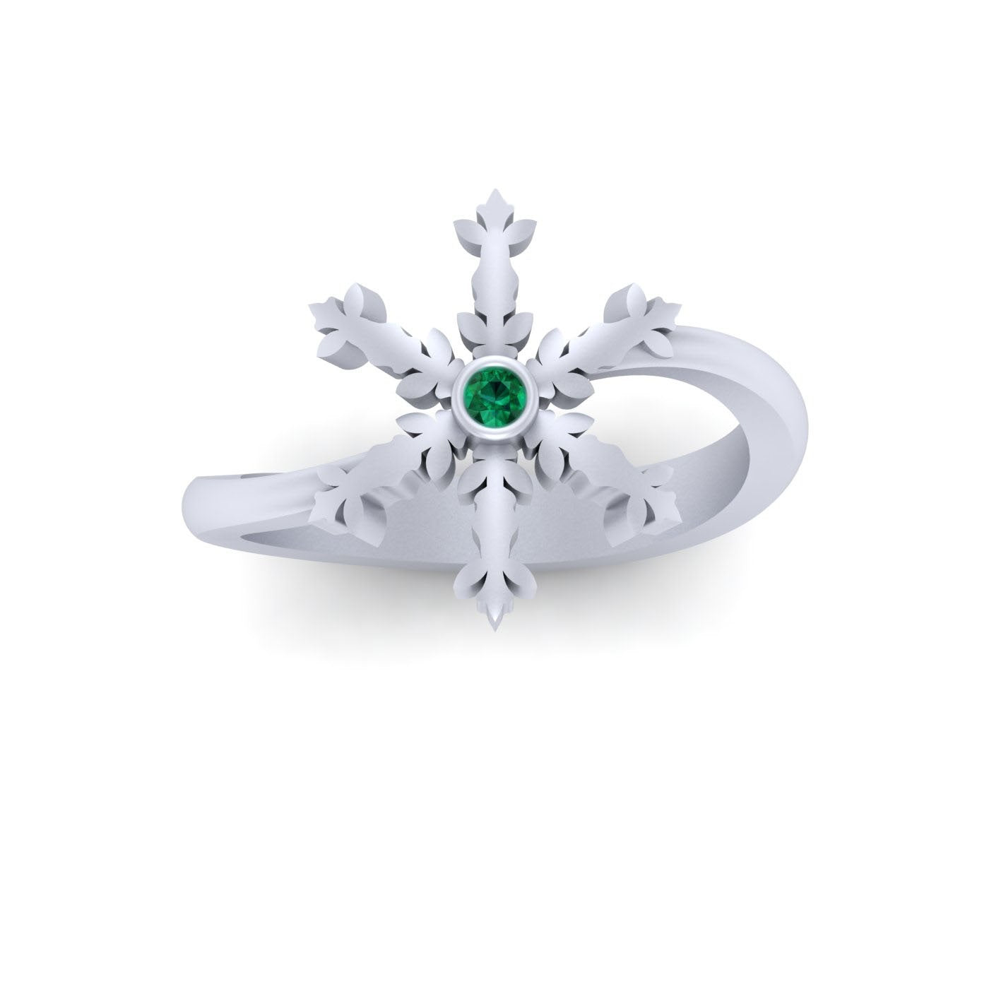 SYMBOL OF PURITY SNOWFLAKE RING