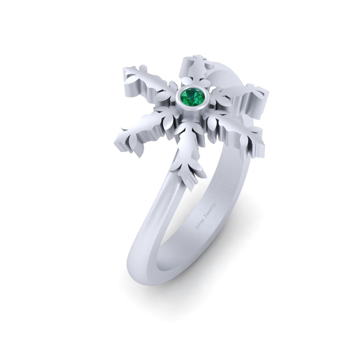 SYMBOL OF PURITY SNOWFLAKE RING